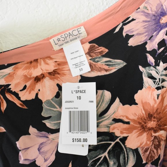 L Space Josephine Dress Forget Me Not Floral - Picture 11 of 13